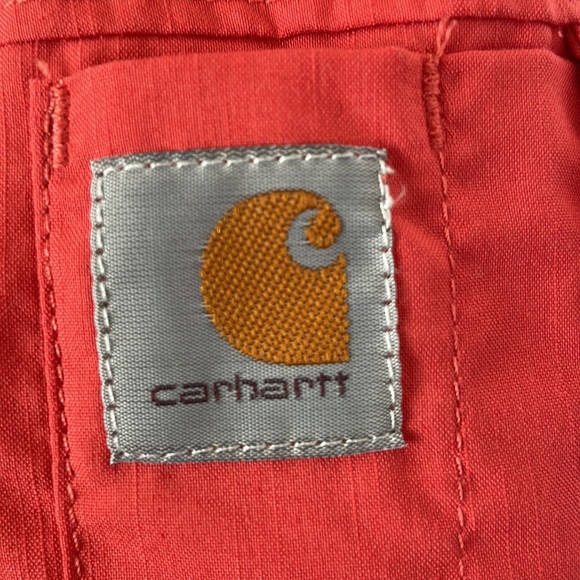 Carhartt Coral Force Ridgefield Button Down Relaxed Fit Sleeveless Shirt - Small - Picture 13 of 16